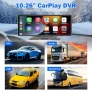 Нов Безжичен CarPlay Android Auto дисплей 10.26 с 4K и камера за паркиране, снимка 6