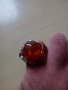 Масивен пръстен с кехлибар, снимка 2