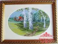 Ръчно бродирани гоблени "Сезони", снимка 1