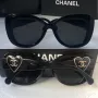 CH дамски слънчеви очила черни , снимка 1