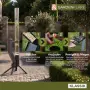 GARDENFLARE Classic Fire Tube - Ракетна печка от неръждаема стомана за градина, черна, снимка 5