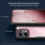 XUNDD Прозрачен Калъф за Oppo A6 Pro 5G / 4G - TPU+Акрил, Airbag, 0.8mm защита, Черен, снимка 4