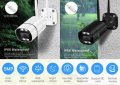 Метал Вандалоустойчиви IP Камери Водоустойчива AI Камера с ЦВЕТНО Нощно Виждане и Изкуствен Интелект