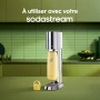Нова Sodastream бутилка 0.9L двойна изолация стомана за газирани напитки, снимка 3