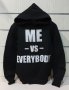 Нов детски суичър с дигитален печат Me VS Everybody, снимка 6