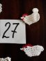Плетени на една кука декоративни пилета № 27, снимка 4