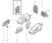 Външна дръжка за дясна плазгаща врата, Renault, Kangoo I, Черен, снимка 3