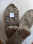 Ръчно плетени мъжки чорапи от вълна размер 44