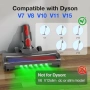 Мека четка за Dyson V7 V8 V10 V11 V15 с LED, снимка 2