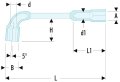 FACOM 75.24 Ключ лула шестостен 24мм., снимка 3