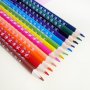 1633 Цветни моливи за рисуване 12 цвята, триъгълни, снимка 3