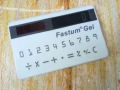 FASTUM GEL-КАЛКУЛАТОР КРЕДИТНА КАРТА 1010251628LCHERY, снимка 2