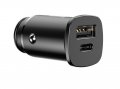Baseus BS-C15C 30W зарядно за кола USB QC4.0+ и  USB-C PD 3.0 , снимка 2