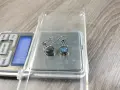 Винтидж обеци Сребро 925 с Лабрадорит , снимка 7