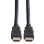 Кабел HDMI M - HDMI M Roline 11.04.5575 Черен, 5м HDMI M to HDMI M High Speed, снимка 1