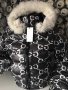 Gucci дамско яке с естествен косъм на качулката , снимка 1 - Якета - 30697163