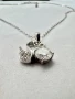 Сребърно колие с мойсанит (Диамант) 1 карат, снимка 11