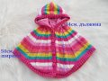 Жилетка тип пончо 9-12 месеца , снимка 5