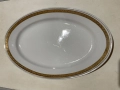  Голямо елипсовидно, порцеланово плато с маркировка, снимка 2
