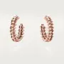 CARTIER Clash de Cartier Rose Gold Hoop Дамски Обеци, снимка 3