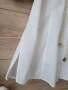 Дълга бяла риза памучна материя Италия , снимка 7