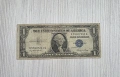 Един долар 1935 година, син печат, снимка 1