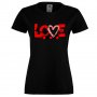 Дамска тениска Love Grunge 1, снимка 3