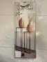 Комплект от 2 помощни маси метал и мдф за цветя или декораций., снимка 1