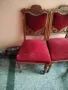 Старинен античен дървен стол дърворезба масив ретро комплект 4-5 броя, Пловдив, снимка 7