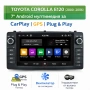7″ Android мултимедия за Toyota Corolla E120 (2000–2006) | CarPlay | GPS | Plug & Play, снимка 1