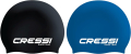 Комплект 2 шапки за плуване CRESSI черно/бяло + синьо/бяло, светло синьо/бяло + розово/розово, снимка 3