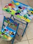 Детска маса и стол с картинка, снимка 1 - Мебели за детската стая - 30911646