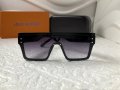 	Louis Vuitton 2023 висок клас дамски слънчеви очила маска мъжки унисекс, снимка 2