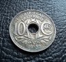 Стара монета 10 сантима 1935 г. Франция - красива !