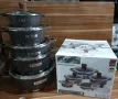 Комплект гранитни тенджери 10 части., снимка 4