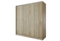 Гардероб с плъзгащи врати Сити 1009 комбинация бяло/ арвен, сонома или орех, снимка 6