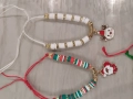 Коледни гривни ,ръчна изработка , снимка 3