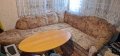 Ъглов диван за хол с дървена маса и табуретки 2бр.(по желание), снимка 1 - Дивани и мека мебел - 44371762