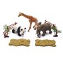 Комплект животни - панда, слон, жираф, снимка 1