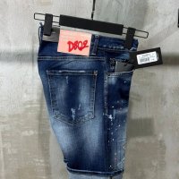 Мъжки къси дънки висок клас Dsquared , снимка 3 - Дънки - 40239626