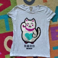 H&M тениска за момиче, снимка 8 - Детски тениски и потници - 37267802