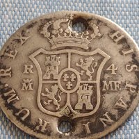 Сребърна монета 4 реала 1793г. Карлос четвърти Мадрид Испания 18685, снимка 9 - Нумизматика и бонистика - 42929958