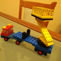 Много стар Конструктор Лего - LEGO Construction 655 - Mobile Hydraulic Hoist, снимка 5 - Колекции - 39567513