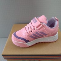 Розови маратонки с лилав акцент, снимка 8 - Детски маратонки - 34277412