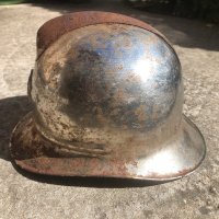 стара пожарникарска каска, снимка 5 - Антикварни и старинни предмети - 42470401