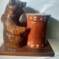 Дървена склуптора Башкирски мед, снимка 2 - Антикварни и старинни предмети - 30168715