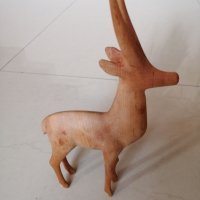 Дървено еленче 25 см. , снимка 1 - Други стоки за дома - 31454553