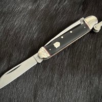 Висококачествен джобен сгъваем морски нож Black Micarta Marlin Spike. RR2386, снимка 1 - Ножове - 42876229