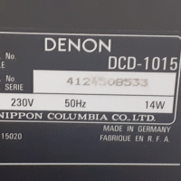 DENON DCD 1015, снимка 5 - Ресийвъри, усилватели, смесителни пултове - 36393040