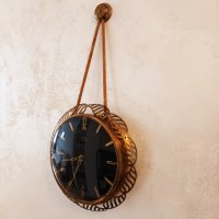 Стенен часовник FM Sonneberg работещ, снимка 7 - Антикварни и старинни предмети - 42522045